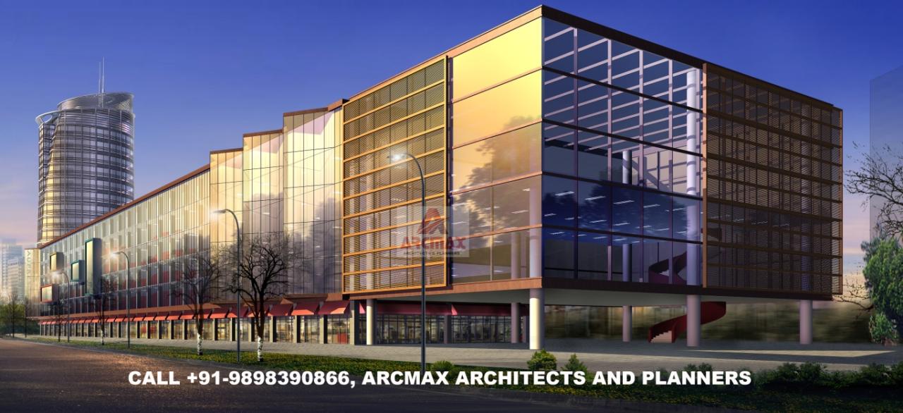 Best architects for commercial and shopping mall architecture plans and design