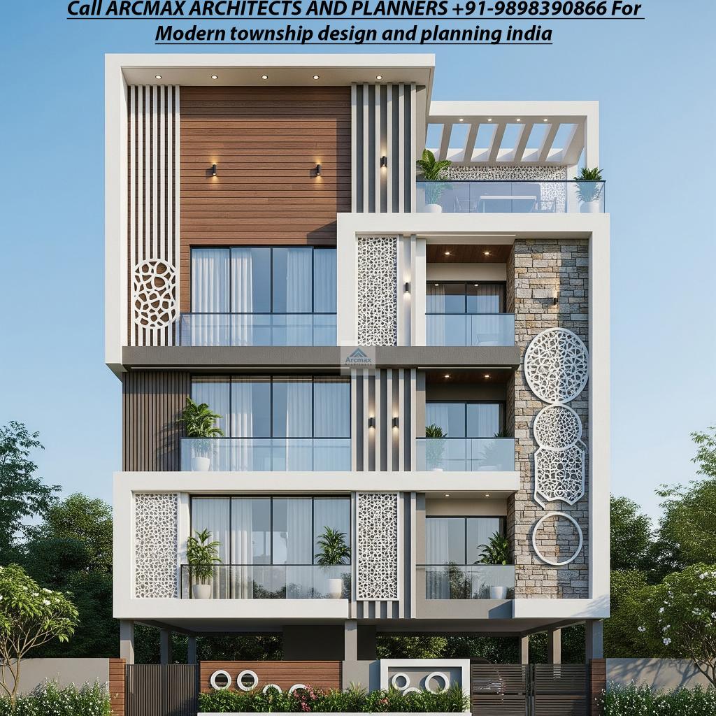 modern township architecture plan