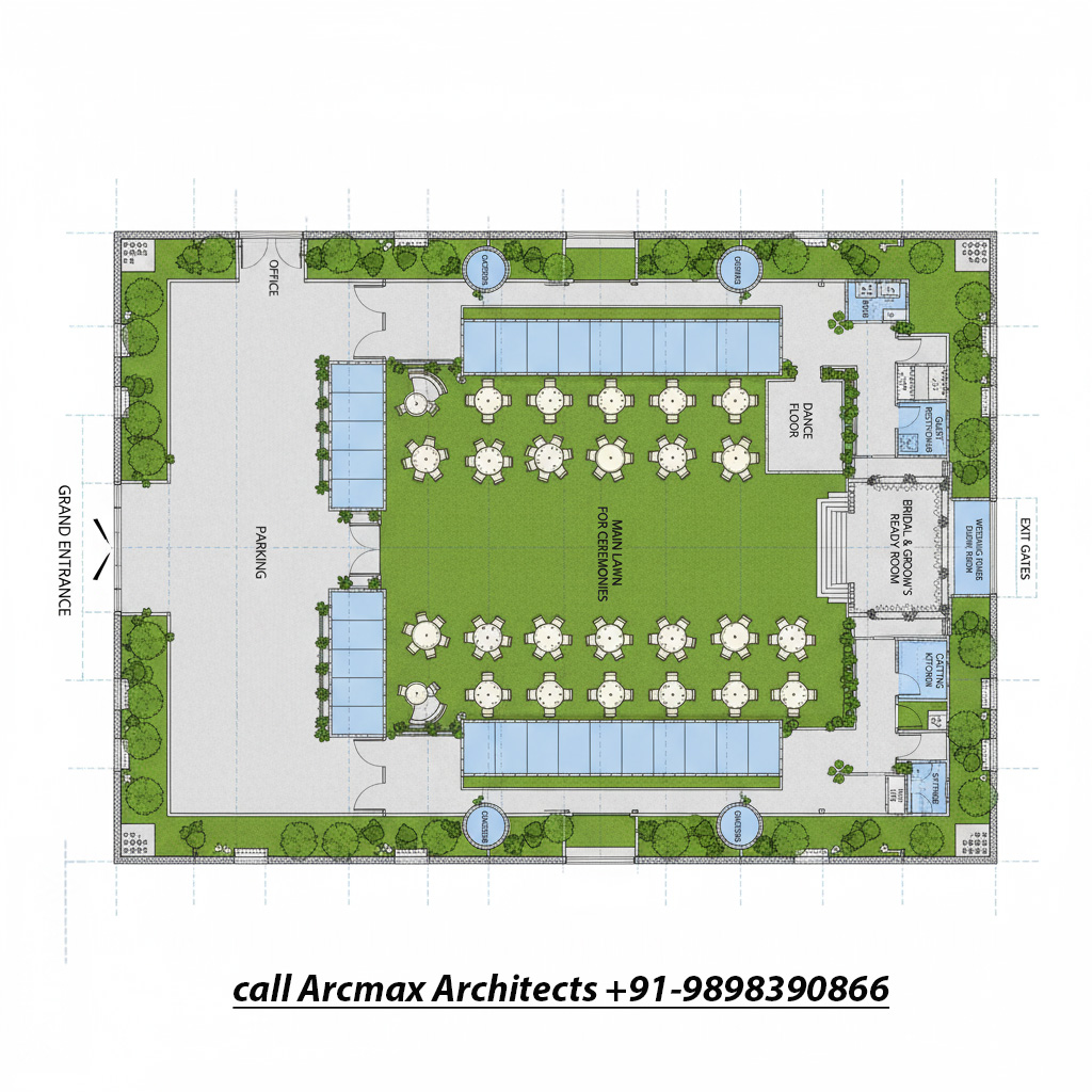 Marriage garden design