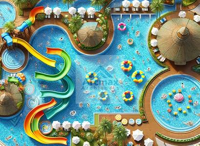 Type-1 Water Resort Design and Plans Buy Online Custom Water Park design in India, USA, UK, Canada, Australia