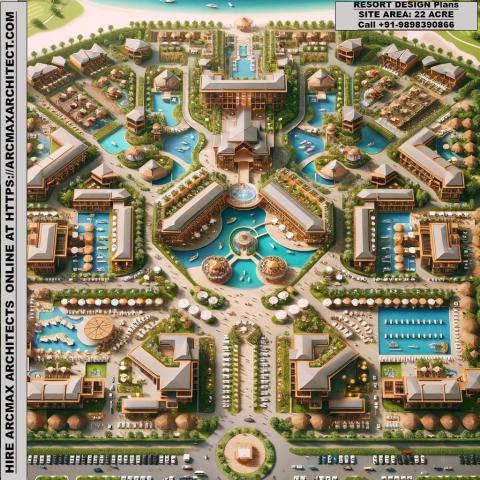 Mix Landuse Luxury Resort Designer in India, USA, UK and South africa