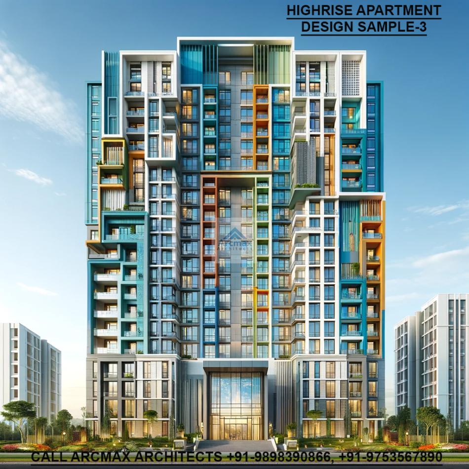 highrise apartment design architects in chennai