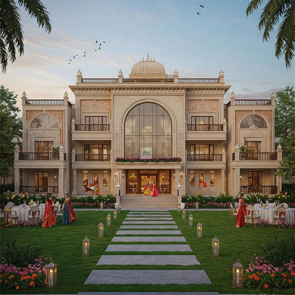 small Marriage hall design and planning architects in delhi, mumbai, chennai, bangalore, indore and bhopal
